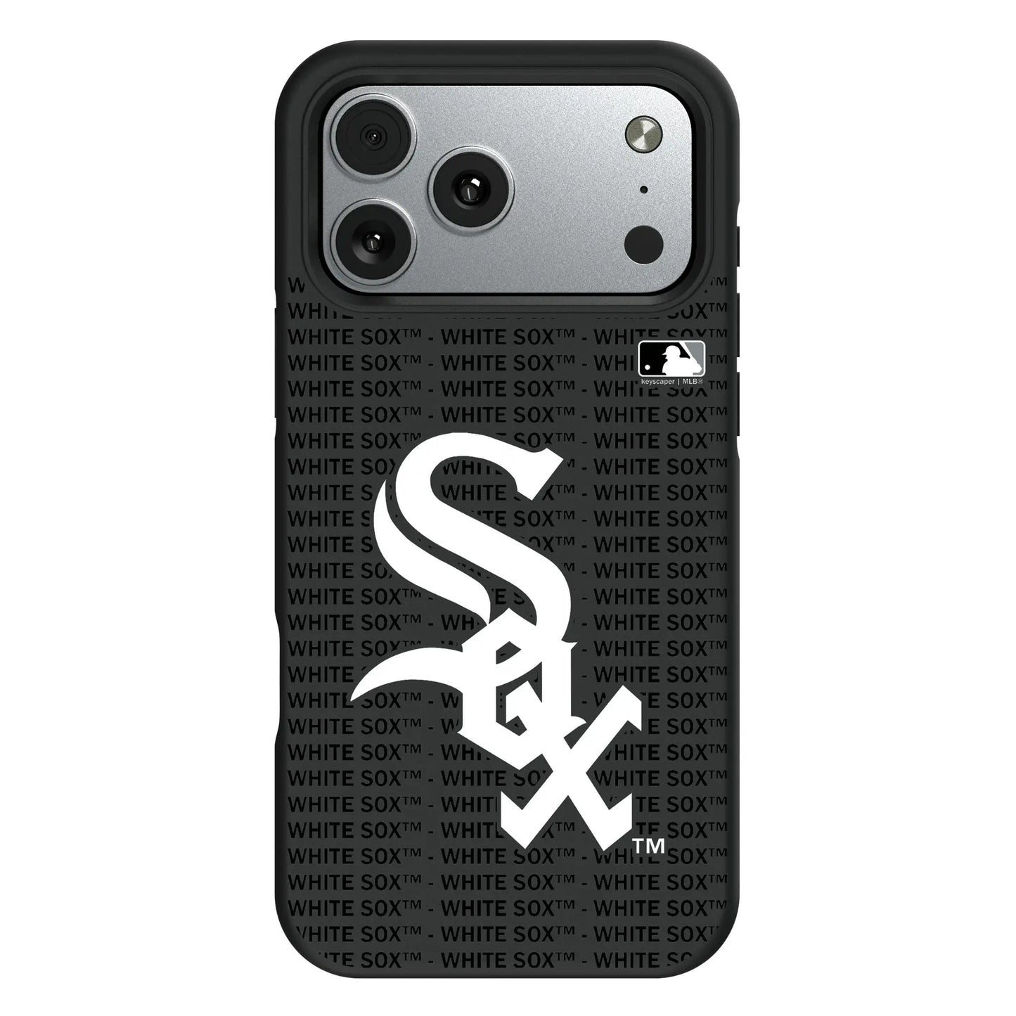 Chicago White Sox Text Backdrop Bump Phone Case for Apple iPhone
