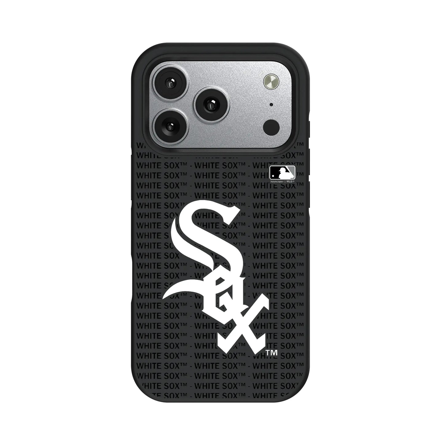 Chicago White Sox Text Backdrop Bump Phone Case for Apple iPhone