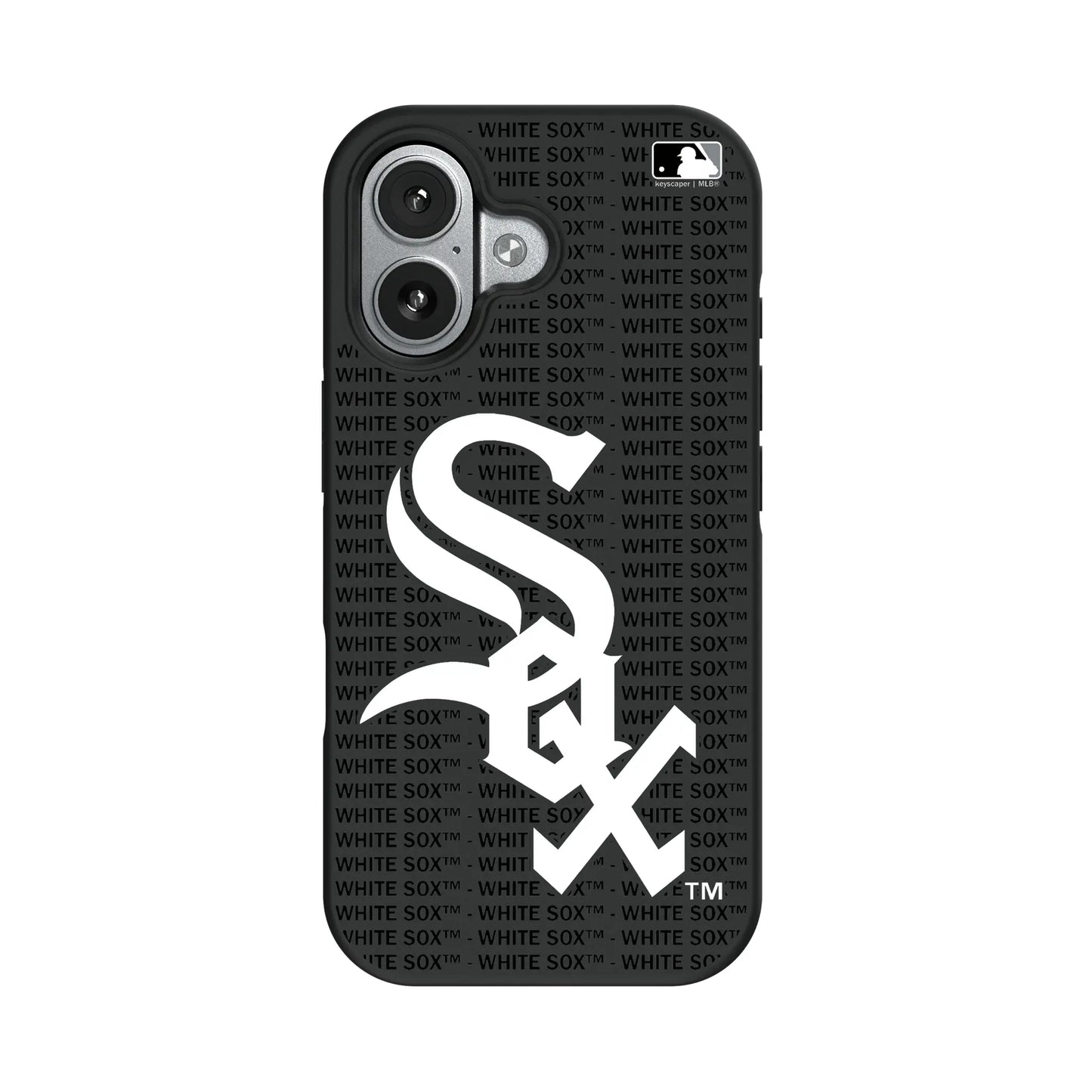 Chicago White Sox Text Backdrop Bump Phone Case for Apple iPhone