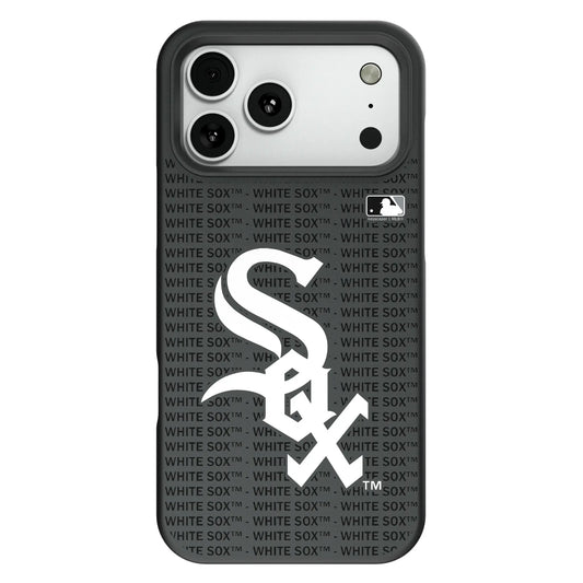 Chicago White Sox Text Backdrop Bump Phone Case for Apple iPhone