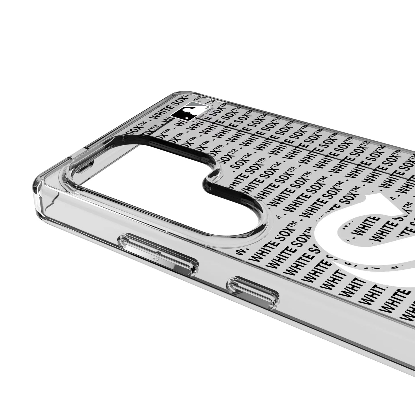 Chicago White Sox Text Backdrop Clear Phone Case for Samsung Galaxy