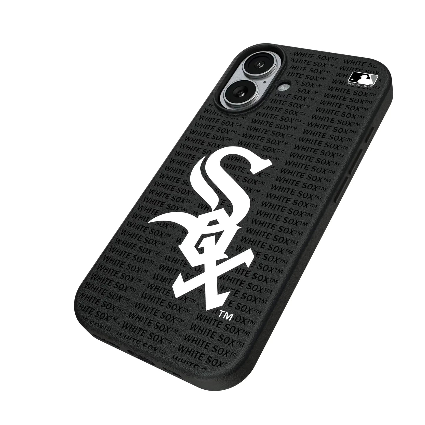Chicago White Sox Text Backdrop MagSafe Compatible Phone Case for Apple iPhone