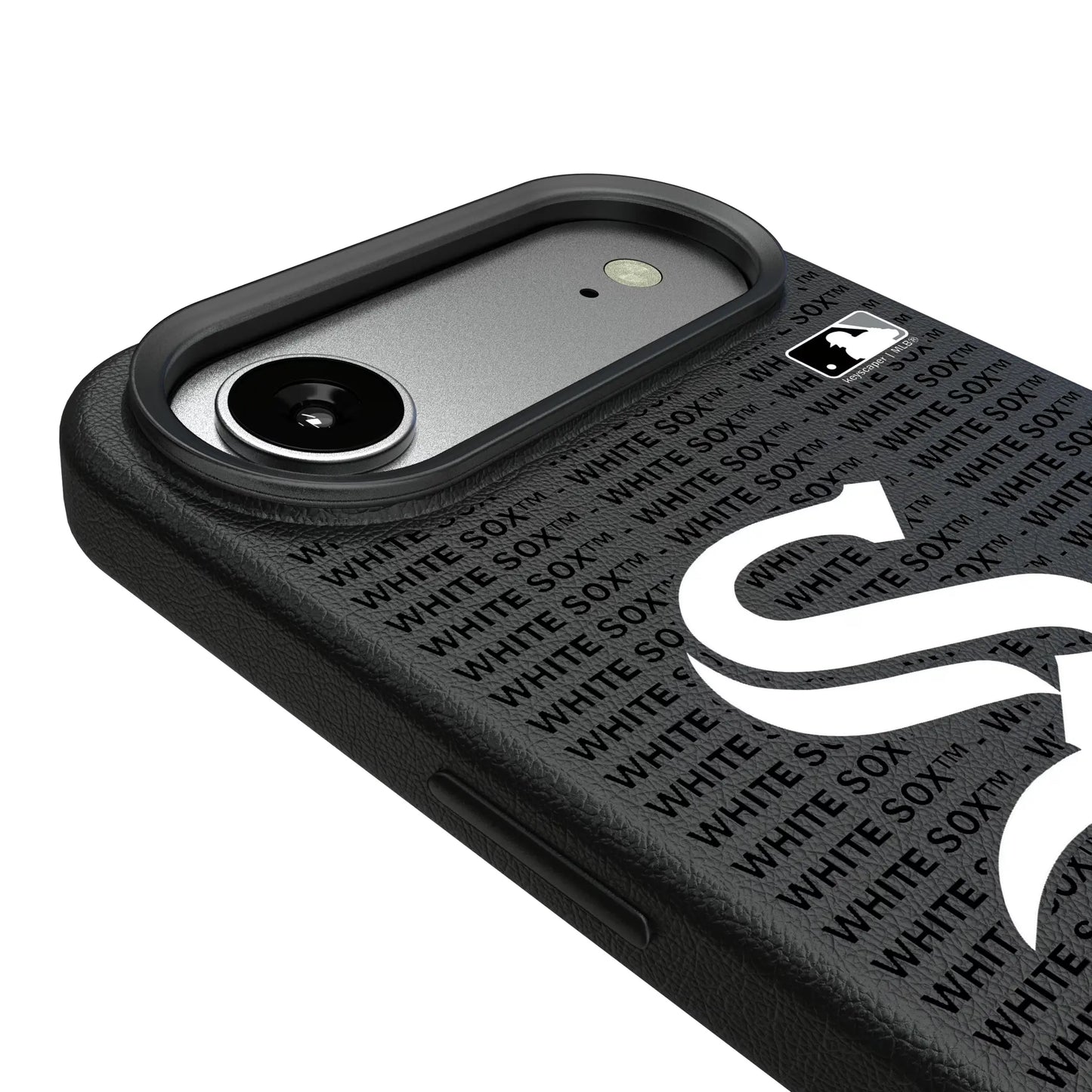 Chicago White Sox Text Backdrop MagSafe Compatible Phone Case for Apple iPhone