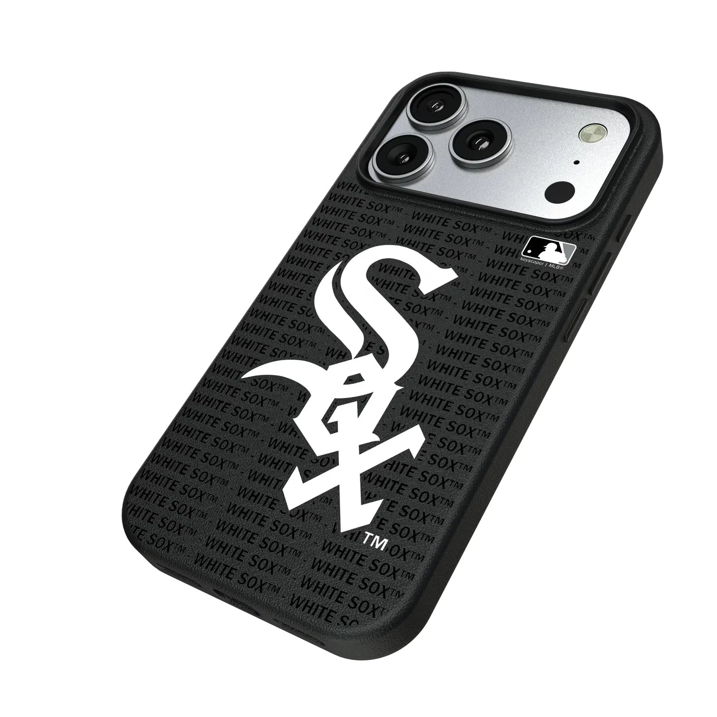 Chicago White Sox Text Backdrop MagSafe Compatible Phone Case for Apple iPhone
