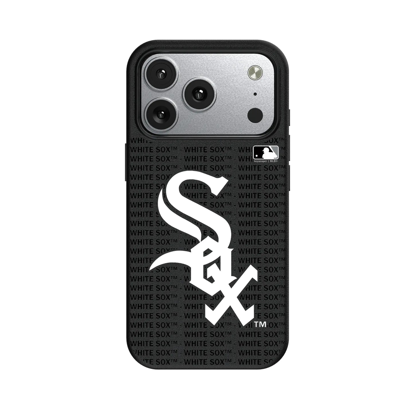 Chicago White Sox Text Backdrop MagSafe Compatible Phone Case for Apple iPhone