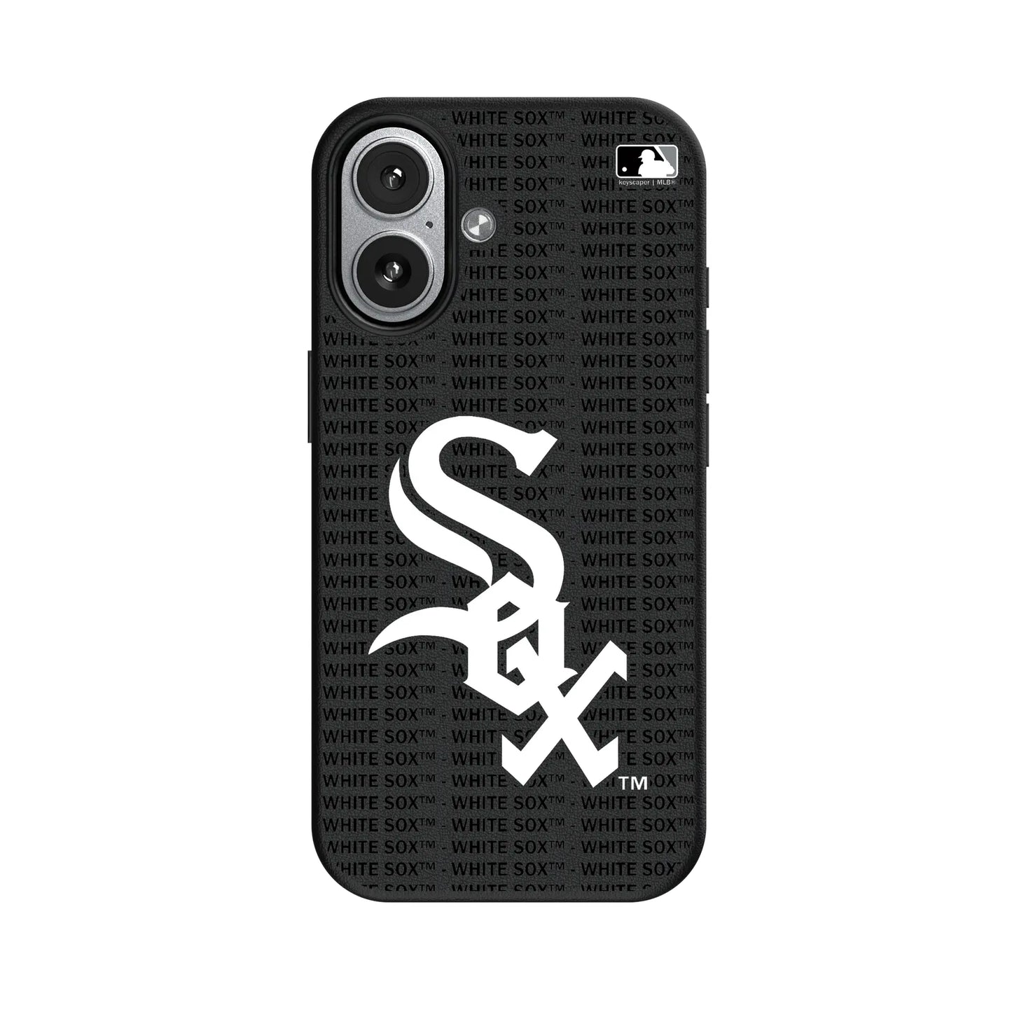 Chicago White Sox Text Backdrop MagSafe Compatible Phone Case for Apple iPhone