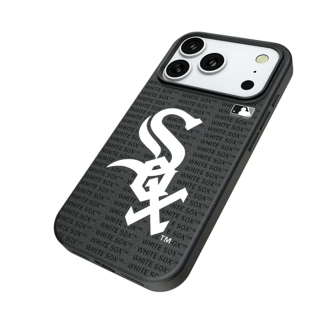 Chicago White Sox Text Backdrop MagSafe Compatible Phone Case for Apple iPhone