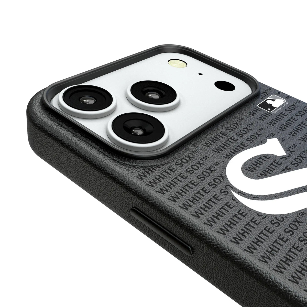 Chicago White Sox Text Backdrop MagSafe Compatible Phone Case for Apple iPhone