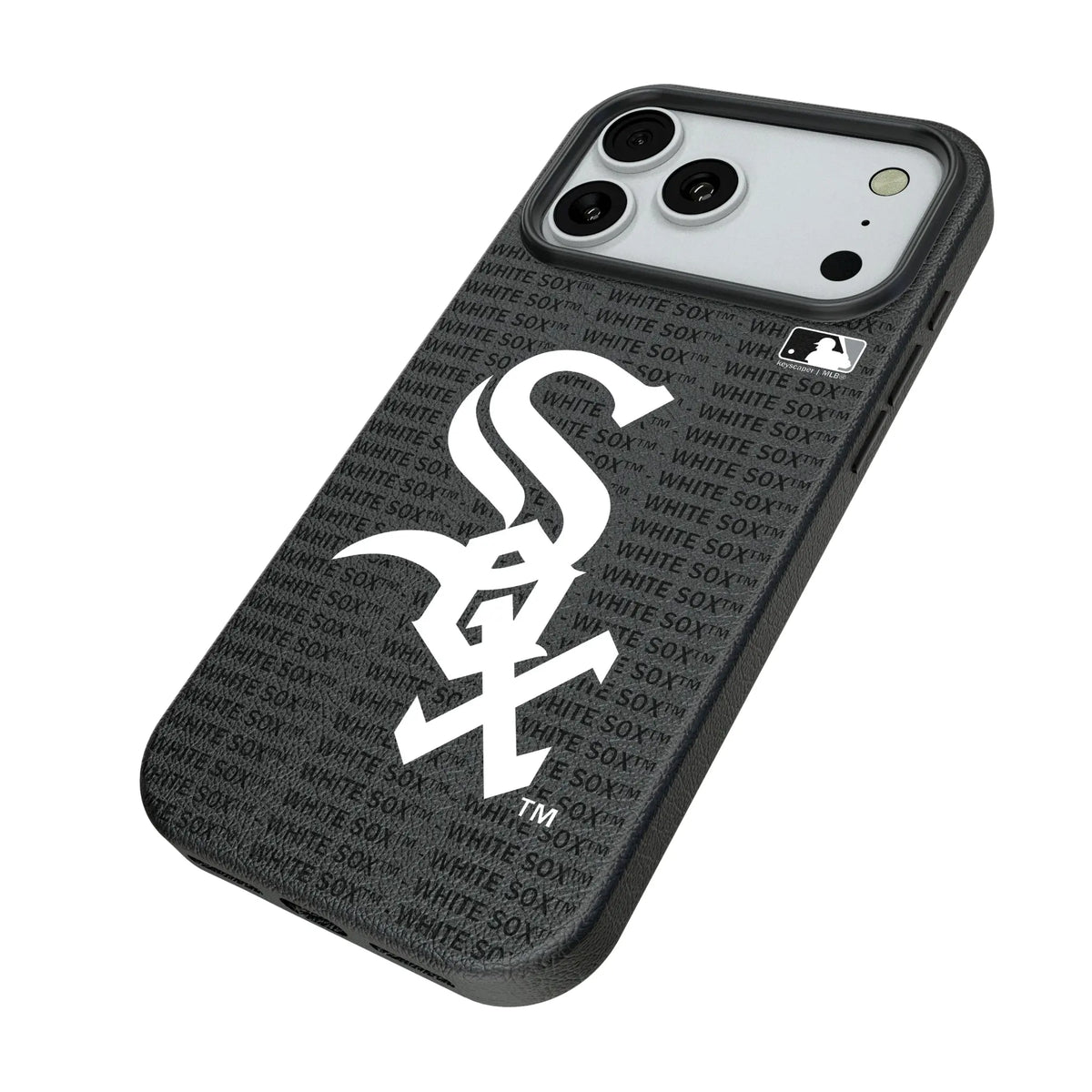 Chicago White Sox Text Backdrop MagSafe Compatible Phone Case for Apple iPhone
