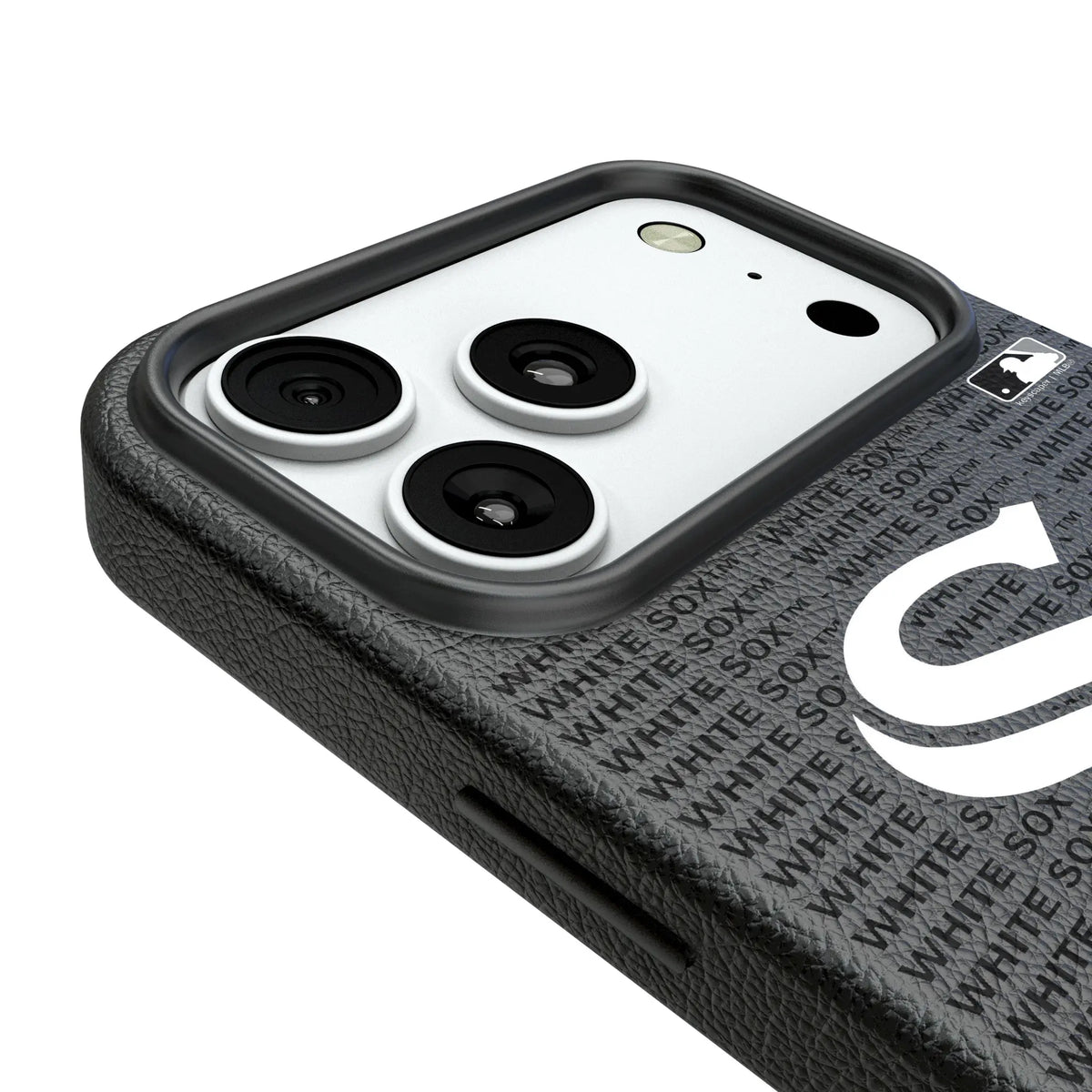 Chicago White Sox Text Backdrop MagSafe Compatible Phone Case for Apple iPhone