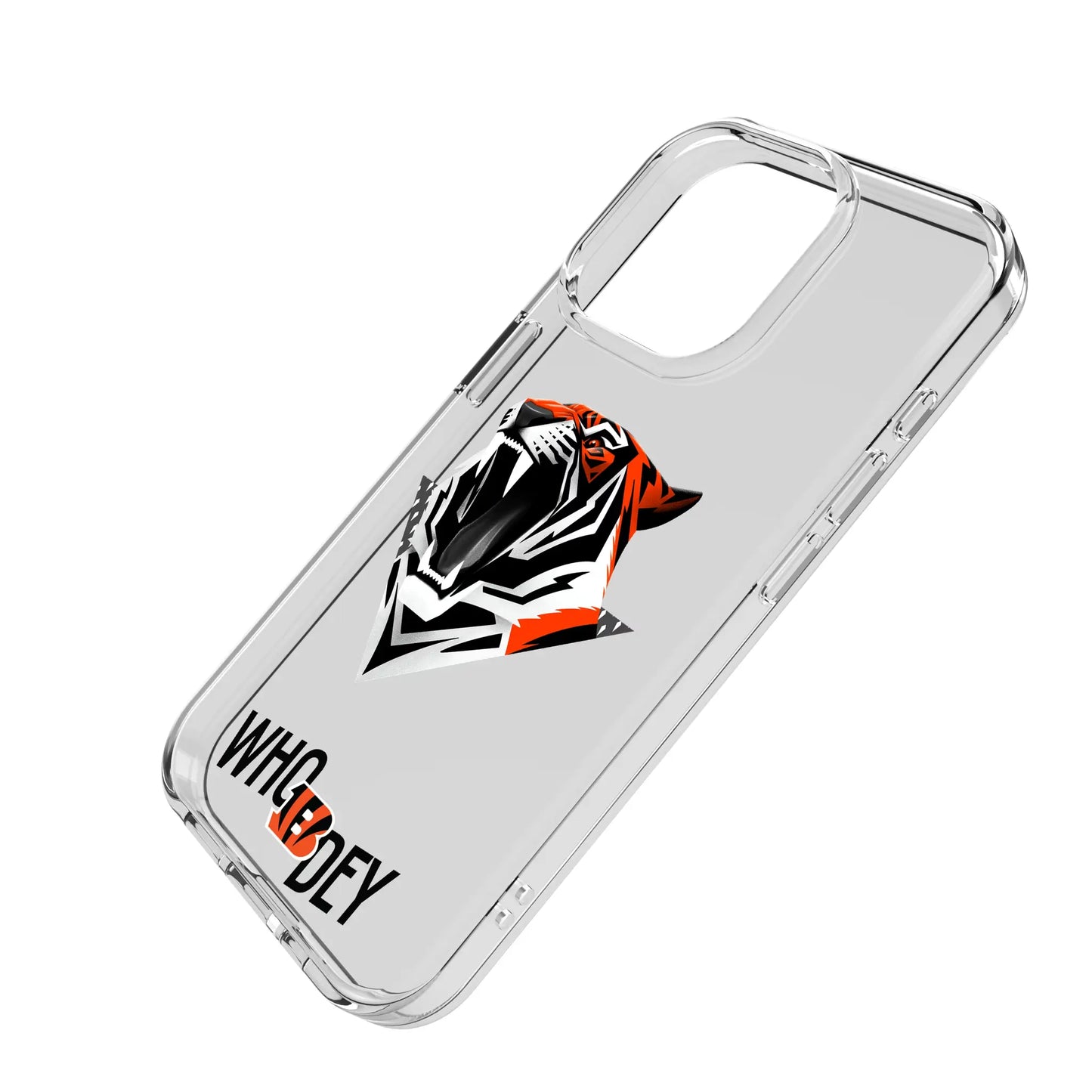 Cincinnati Bengals Deco Clear Phone Case for Apple iPhone