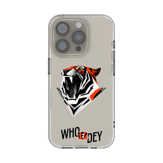 Cincinnati Bengals Deco Clear Phone Case for Apple iPhone