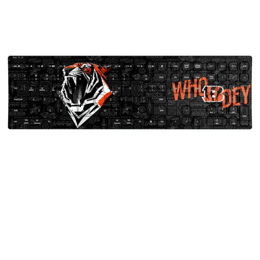 Cincinnati Bengals Deco Curved Wireless Keyboard