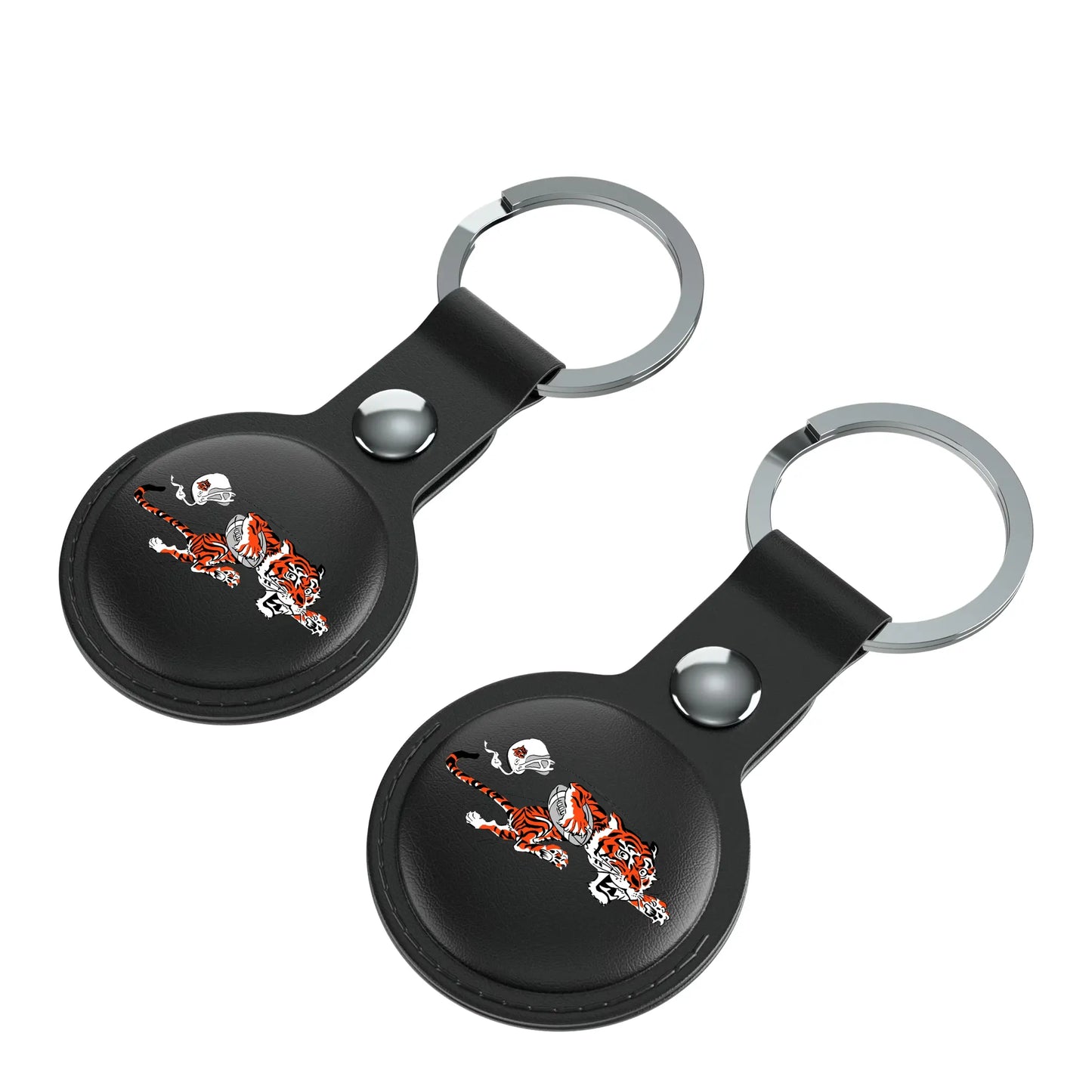 Cincinnati Bengals Historic Collection Insignia Black Airtag Holder 2-Pack