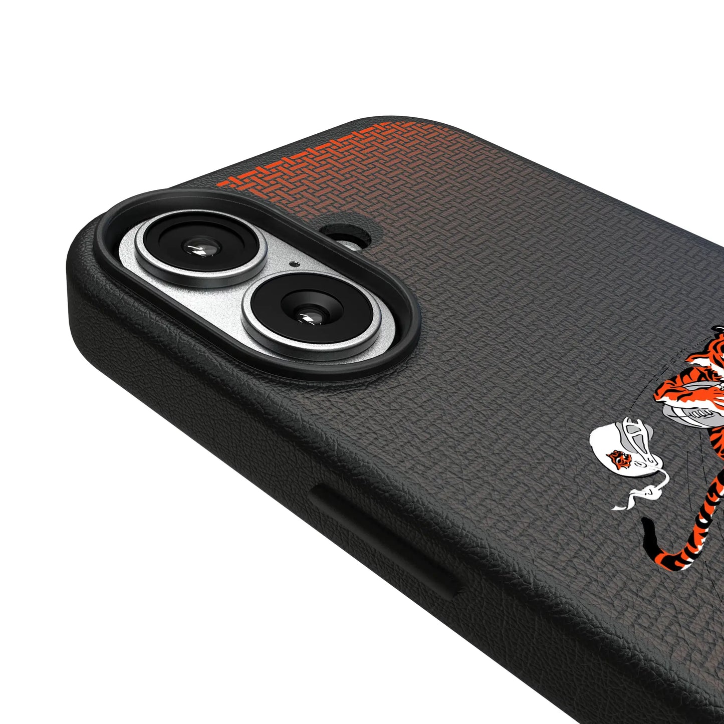 Cincinnati Bengals Historic Collection Linen MagSafe Compatible Phone Case for Apple iPhone