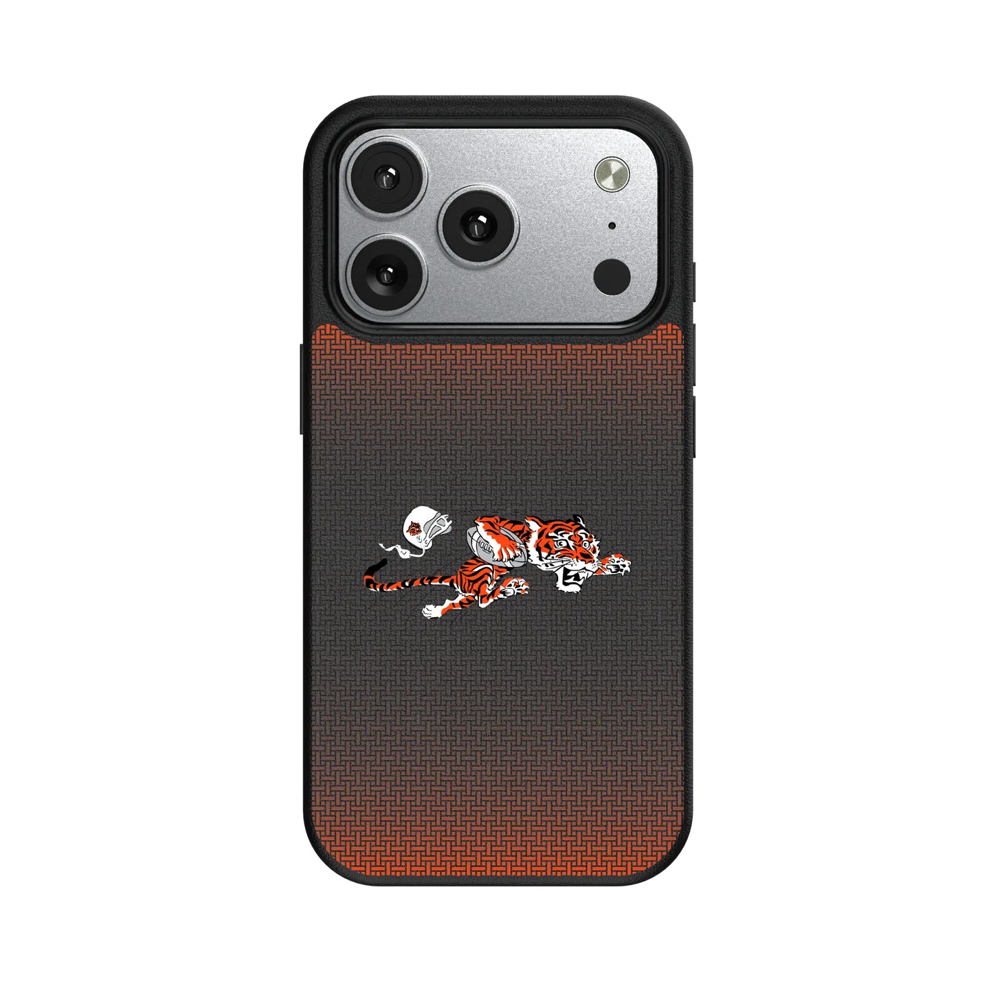 Cincinnati Bengals Historic Collection Linen MagSafe Compatible Phone Case for Apple iPhone