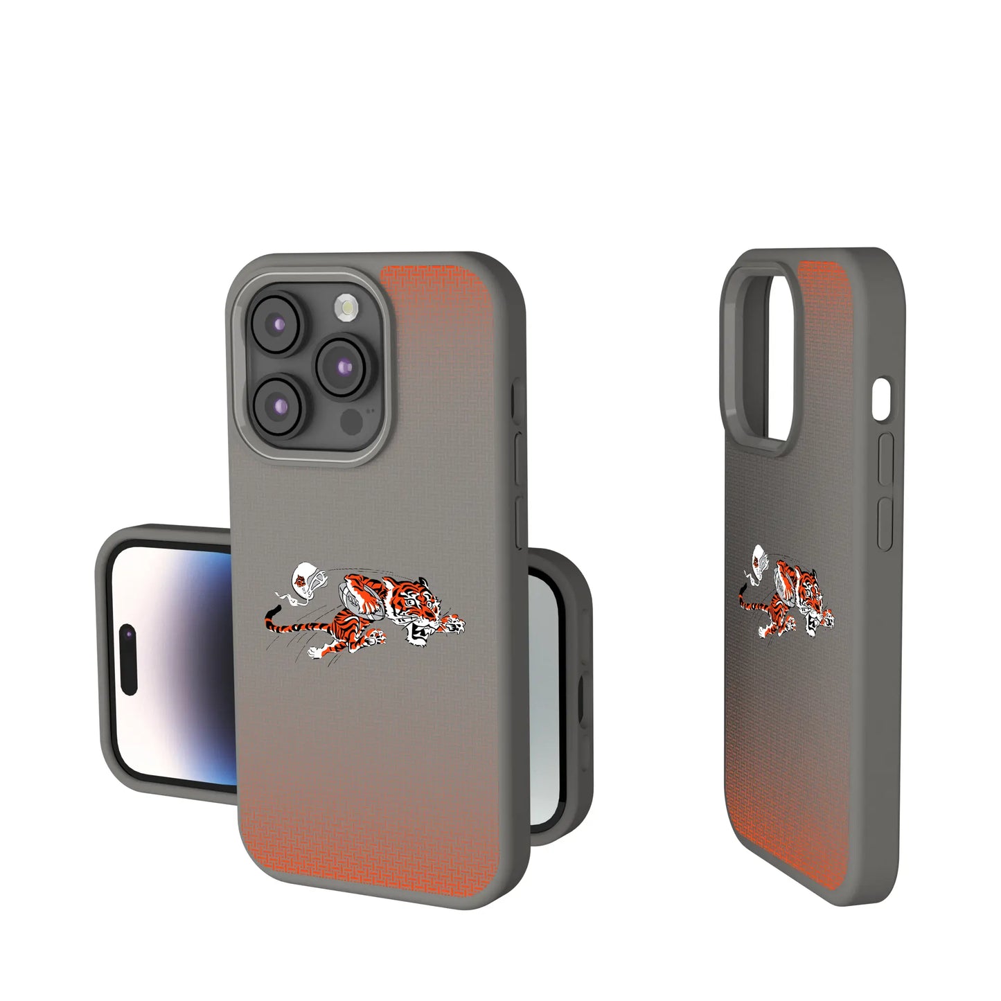 Cincinnati Bengals Historic Collection Linen Soft Touch Phone Case for Apple iPhone