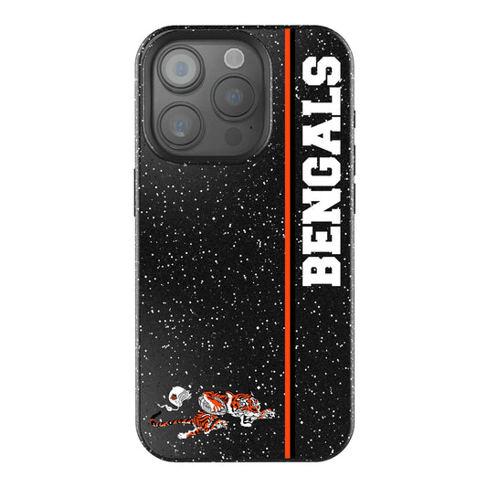 Cincinnati Bengals Historic Collection Sidebar Black Bling Phone Case for Apple iPhone