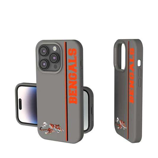 Cincinnati Bengals Historic Collection Sidebar Soft Touch Phone Case for Apple iPhone