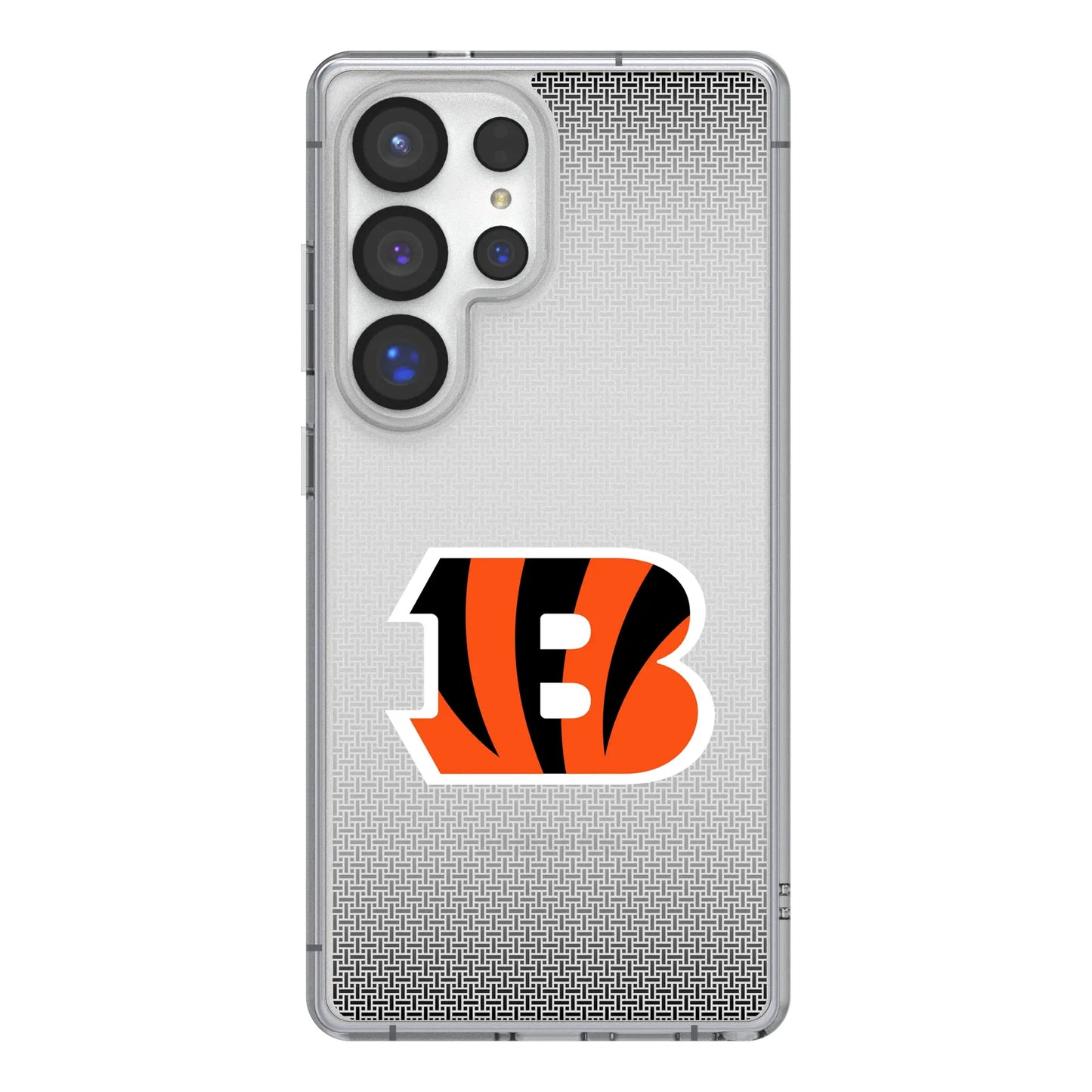 Cincinnati Bengals Linen Clear Phone Case for Samsung Galaxy