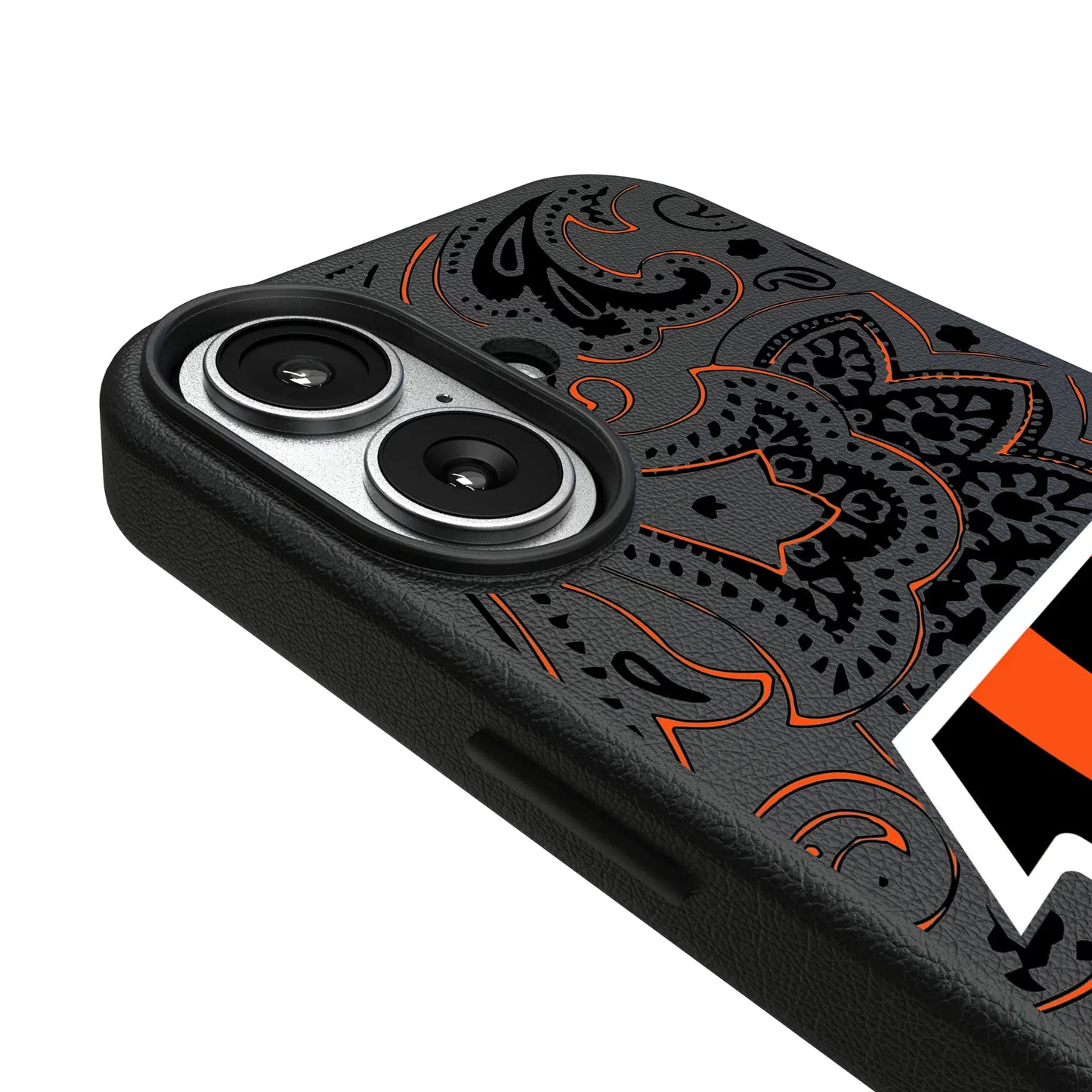 Cincinnati Bengals Paisley MagSafe Compatible Phone Case for Apple iPhone