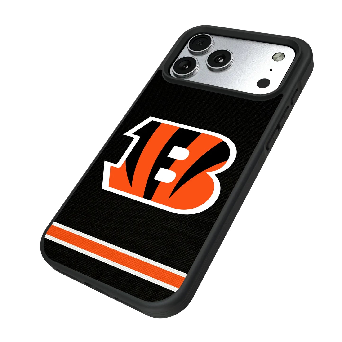 Cincinnati Bengals Stripe Bump Phone Case for Apple iPhone