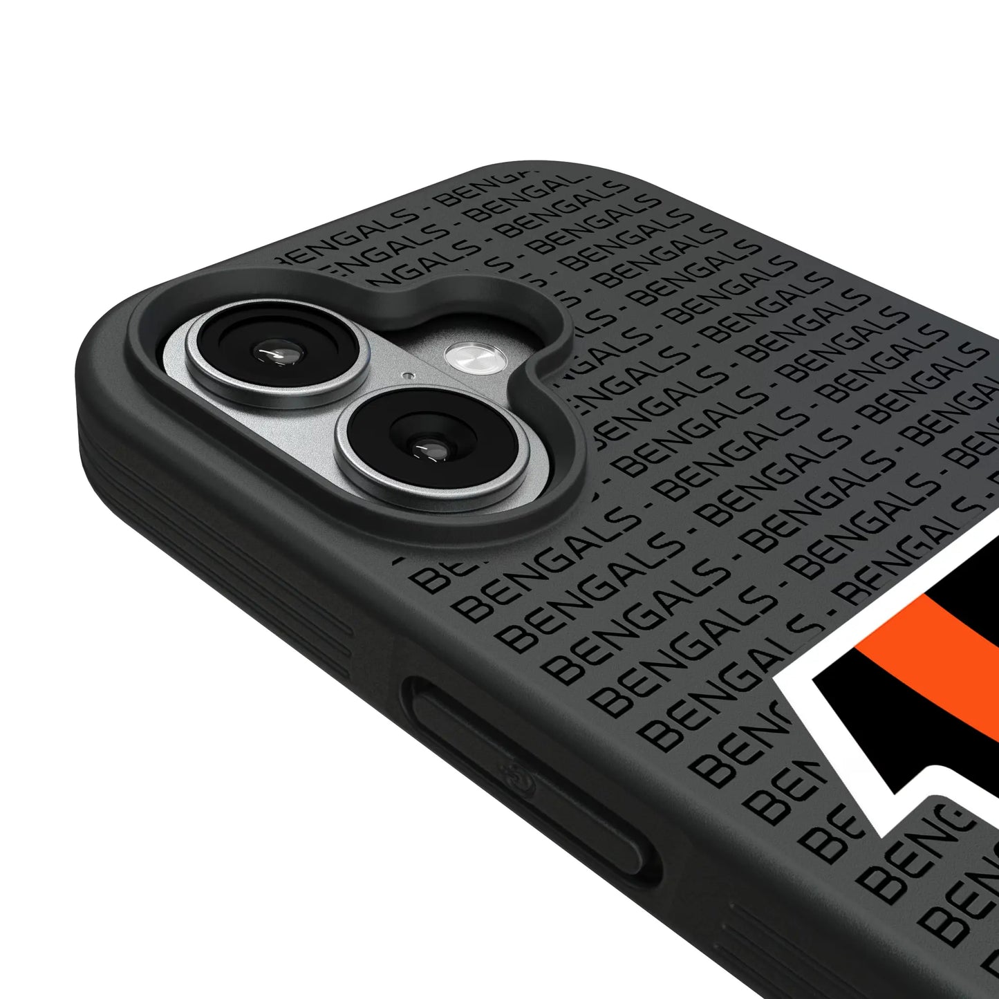 Cincinnati Bengals Text Backdrop Bump Phone Case for Apple iPhone