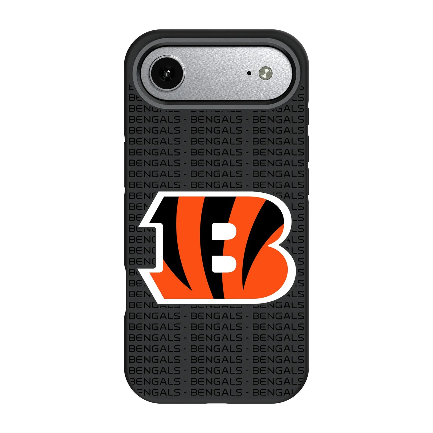 Cincinnati Bengals Text Backdrop Bump Phone Case for Apple iPhone