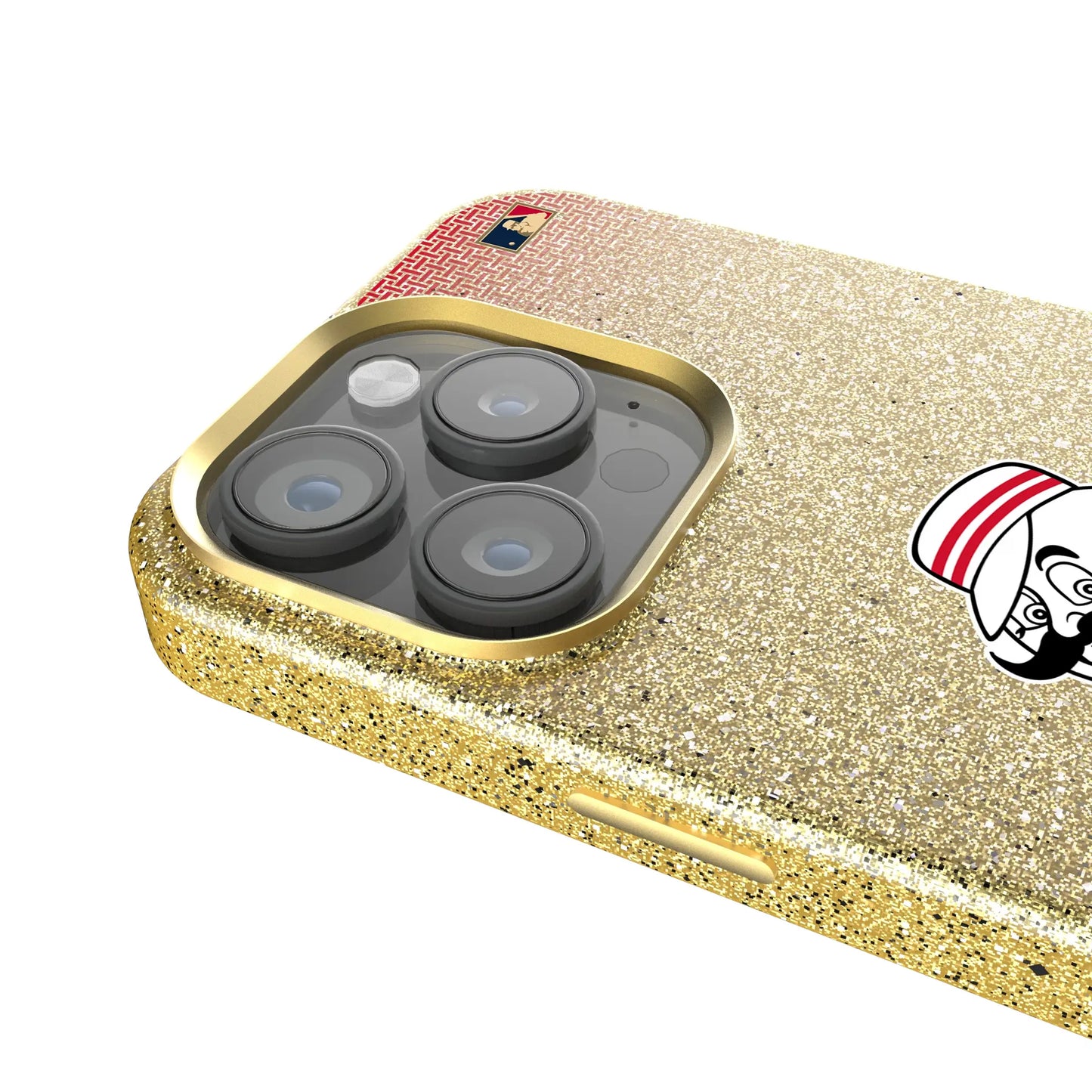 Cincinnati Reds 1953-1967 - Cooperstown Collection Linen Bling Phone Case for Apple iPhone