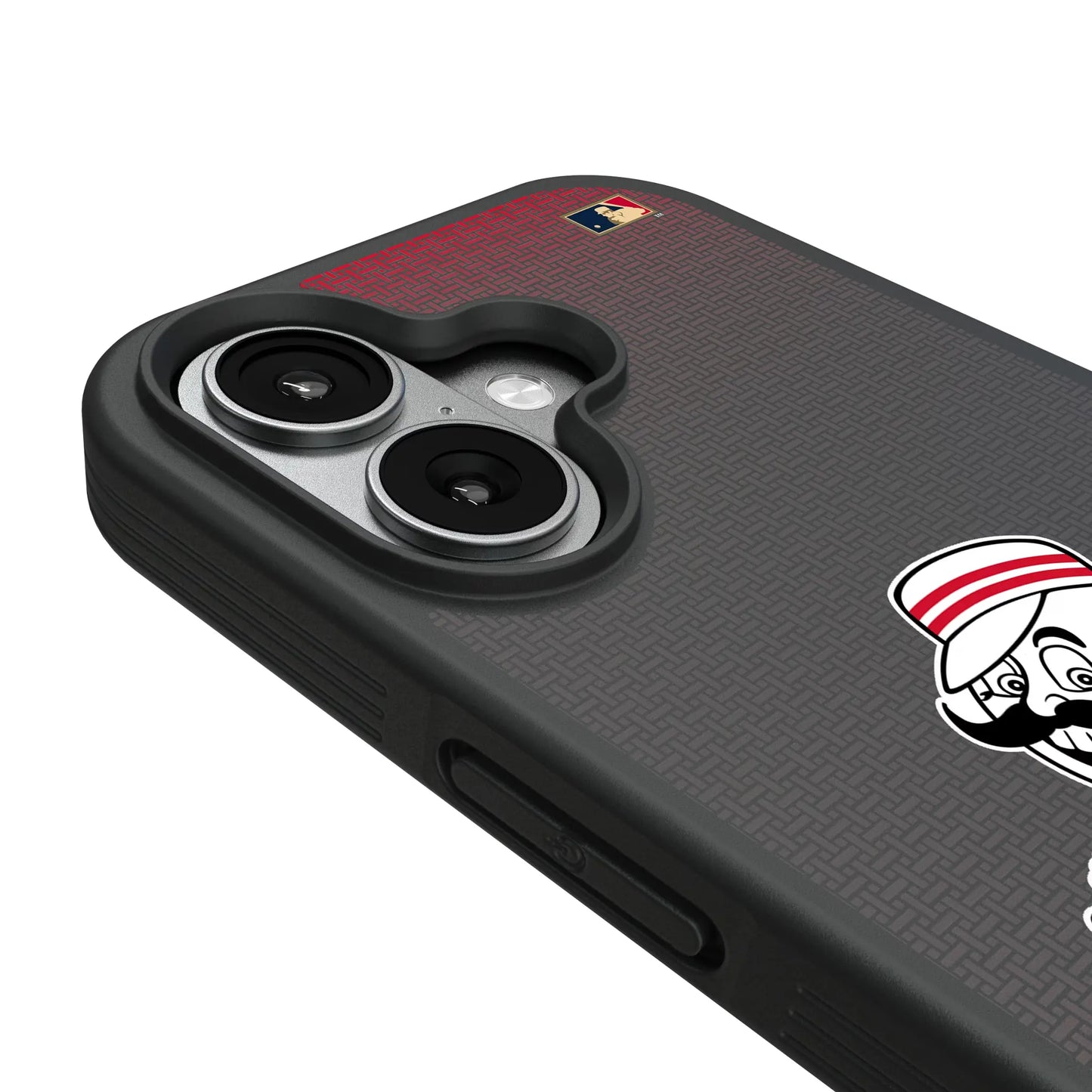 Cincinnati Reds 1953-1967 - Cooperstown Collection Linen Bump Phone Case for Apple iPhone