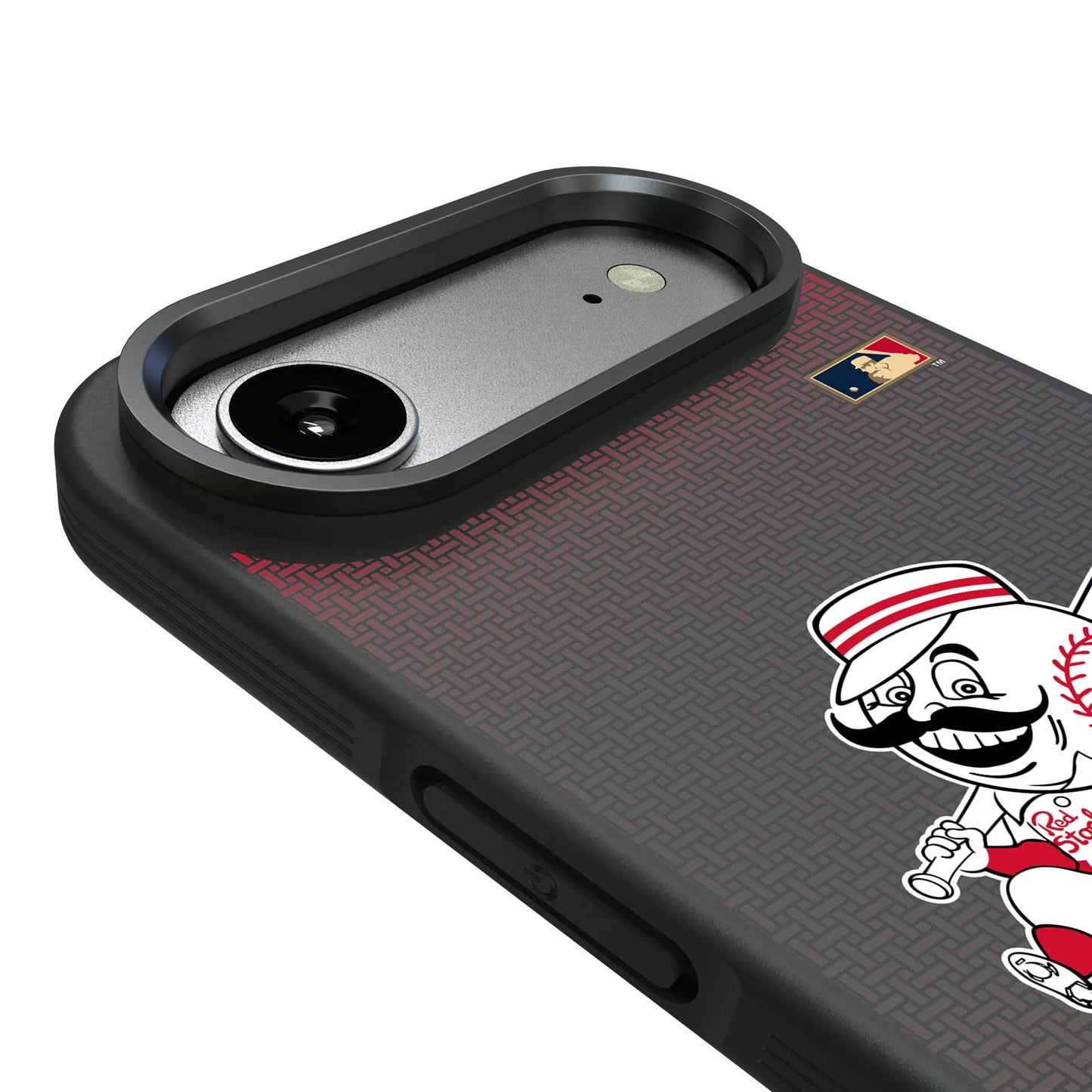 Cincinnati Reds 1953-1967 - Cooperstown Collection Linen Bump Phone Case for Apple iPhone