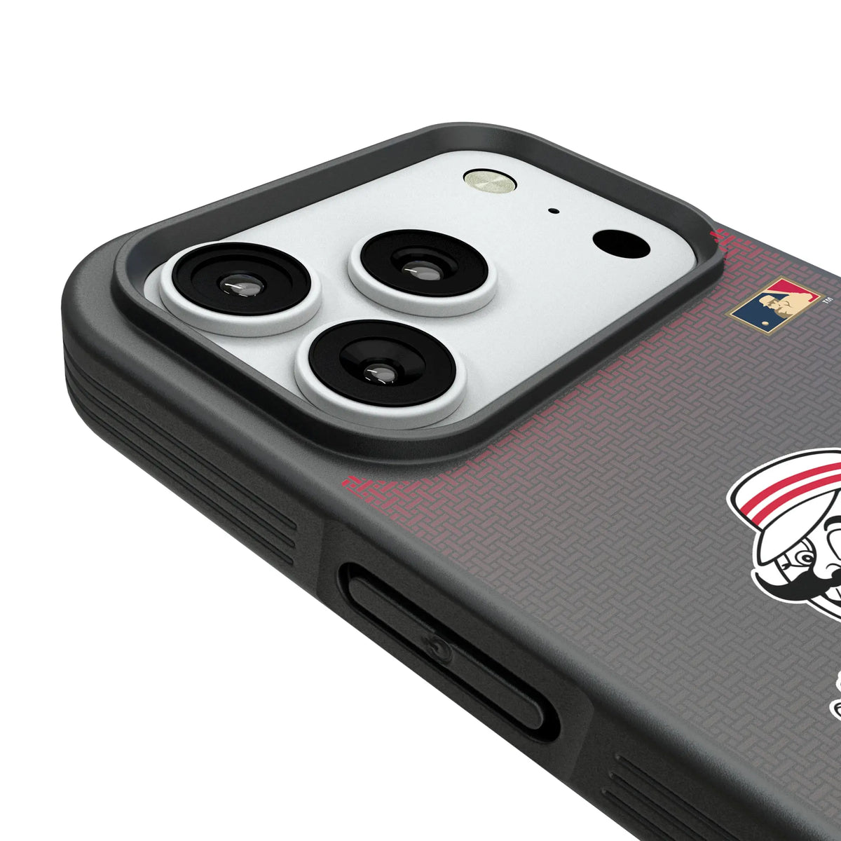Cincinnati Reds 1953-1967 - Cooperstown Collection Linen Bump Phone Case for Apple iPhone