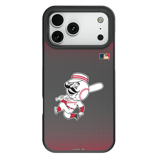 Cincinnati Reds 1953-1967 - Cooperstown Collection Linen Bump Phone Case for Apple iPhone