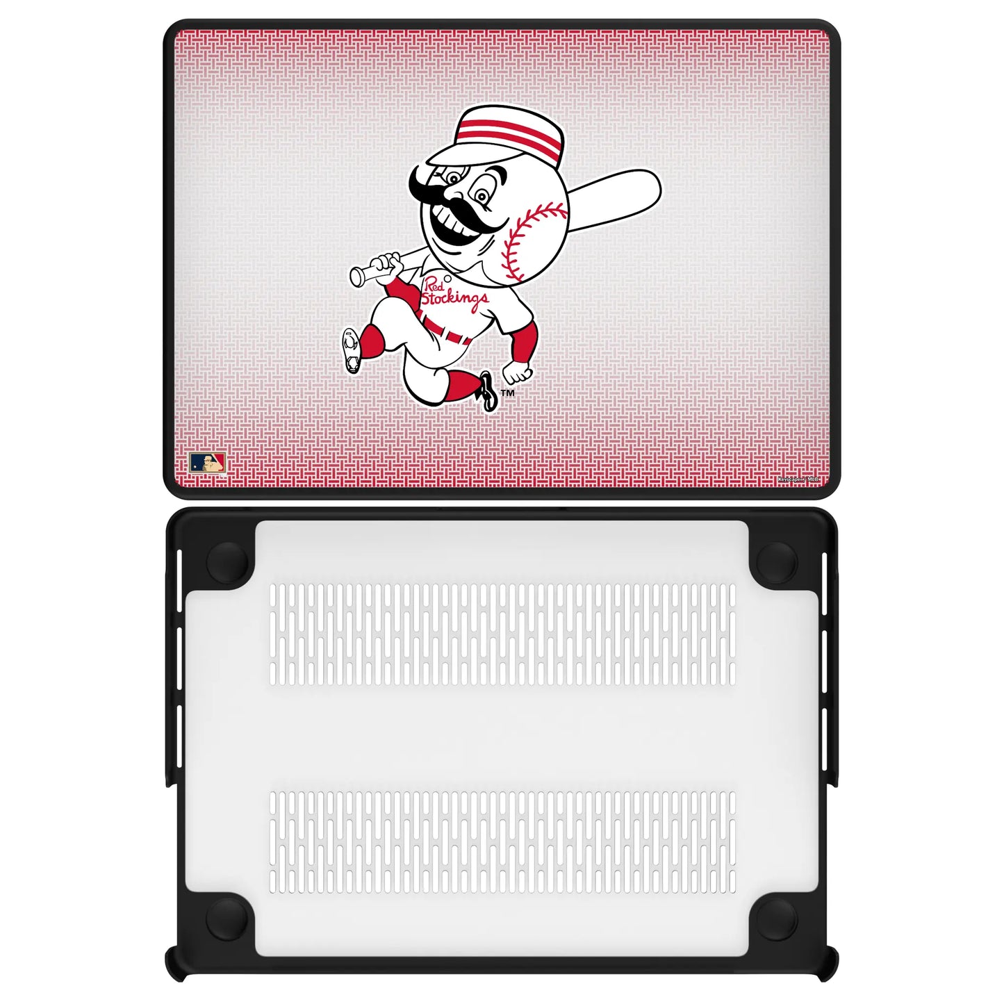Cincinnati Reds 1953-1967 - Cooperstown Collection Linen Laptop Case for Apple MacBook