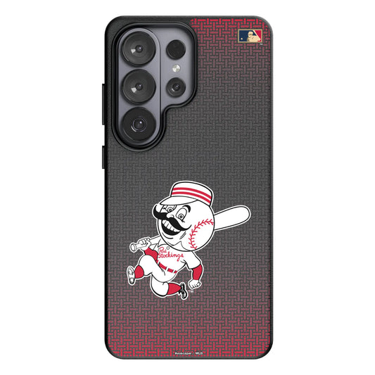 Cincinnati Reds 1953-1967 - Cooperstown Collection Linen MagSafe Compatible Phone Case for Samsung Galaxy