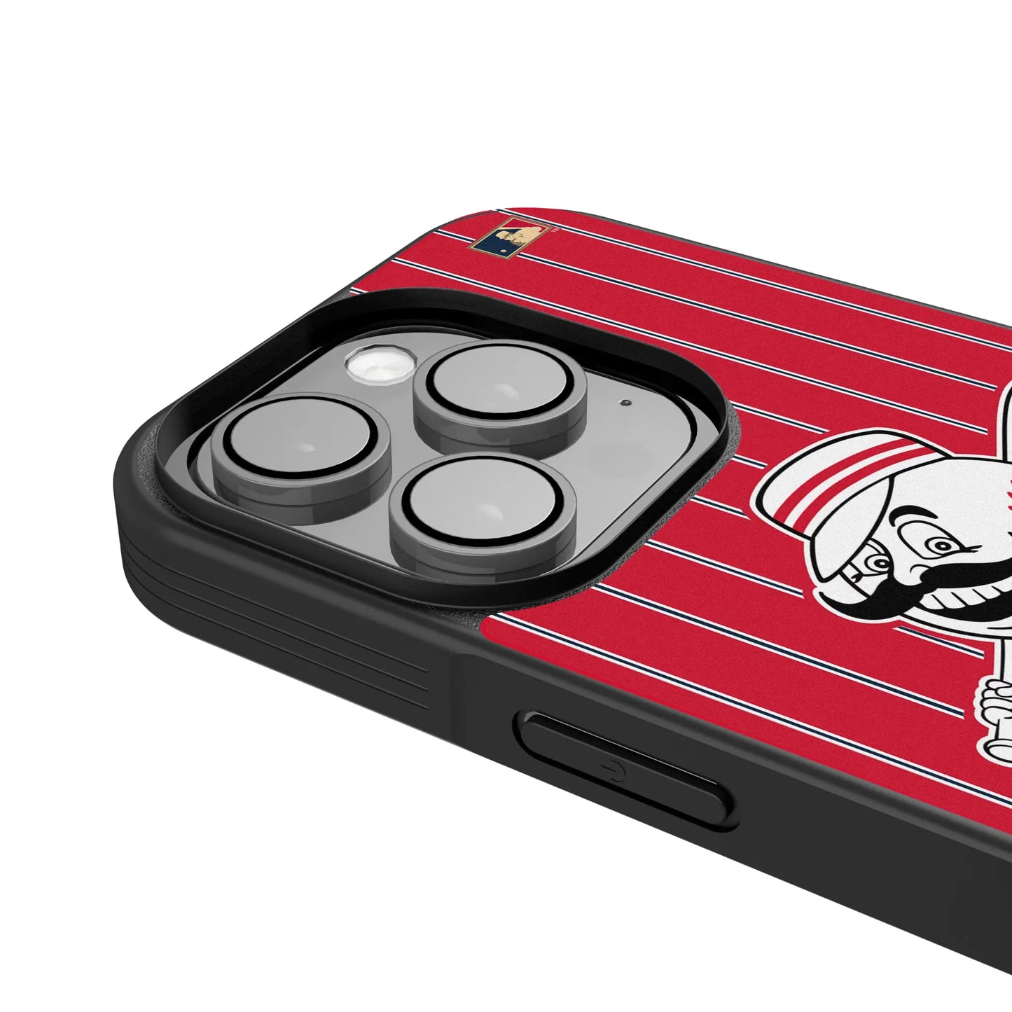 Cincinnati Reds 1953-1967 - Cooperstown Collection Pinstripe Bump Phone Case for Apple iPhone