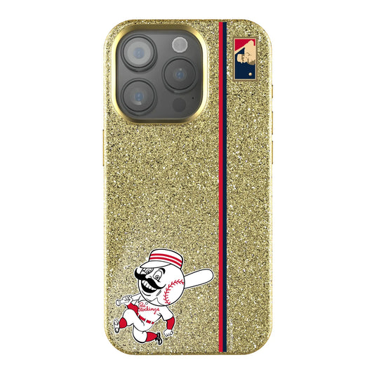 Cincinnati Reds 1953-1967 - Cooperstown Collection Sidebar Bling Phone Case for Apple iPhone