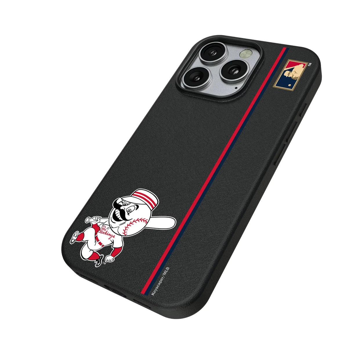 Cincinnati Reds 1953-1967 - Cooperstown Collection Sidebar MagSafe Compatible Phone Case for Apple iPhone