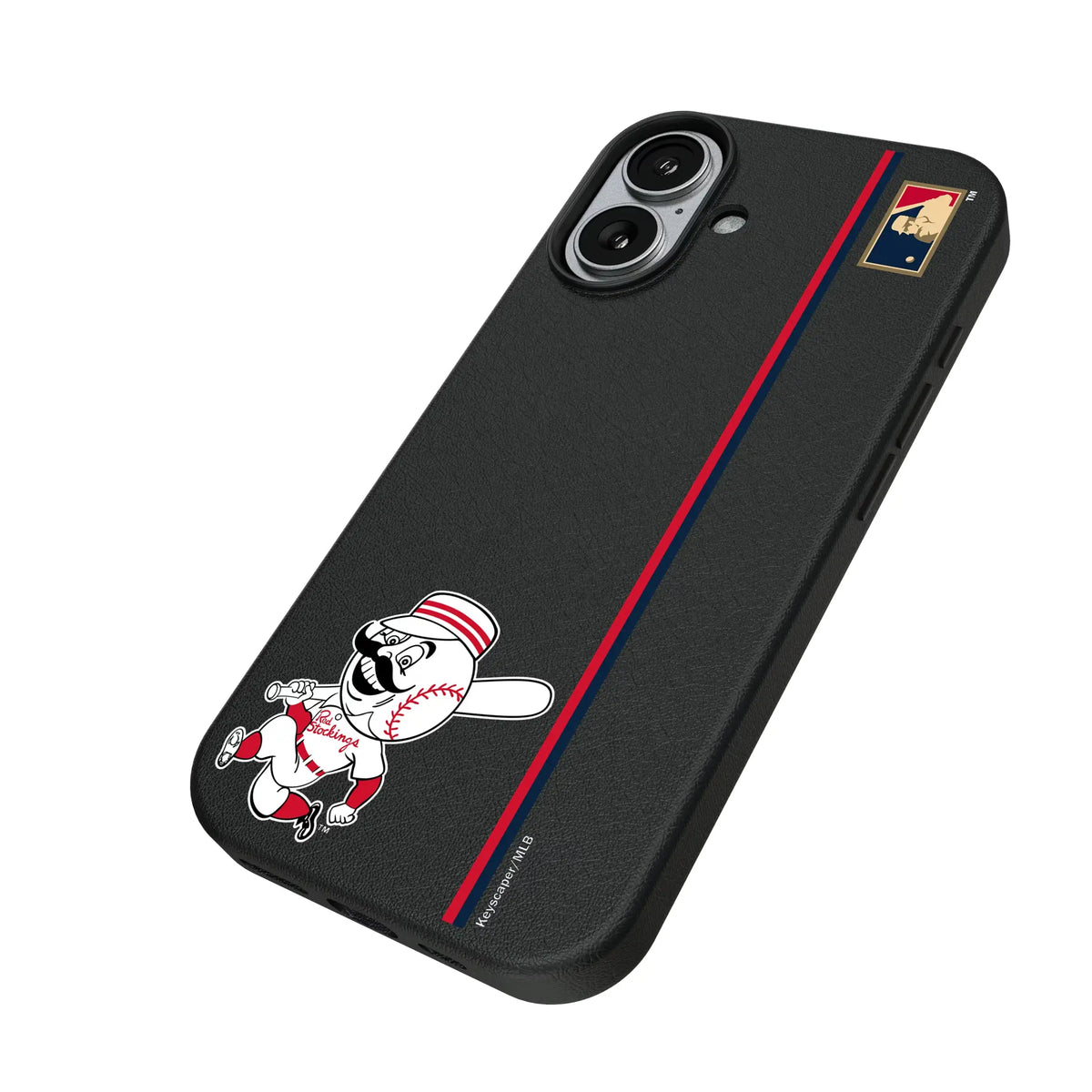 Cincinnati Reds 1953-1967 - Cooperstown Collection Sidebar MagSafe Compatible Phone Case for Apple iPhone