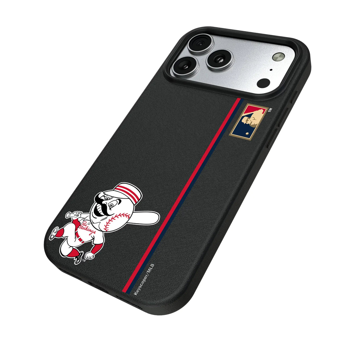 Cincinnati Reds 1953-1967 - Cooperstown Collection Sidebar MagSafe Compatible Phone Case for Apple iPhone