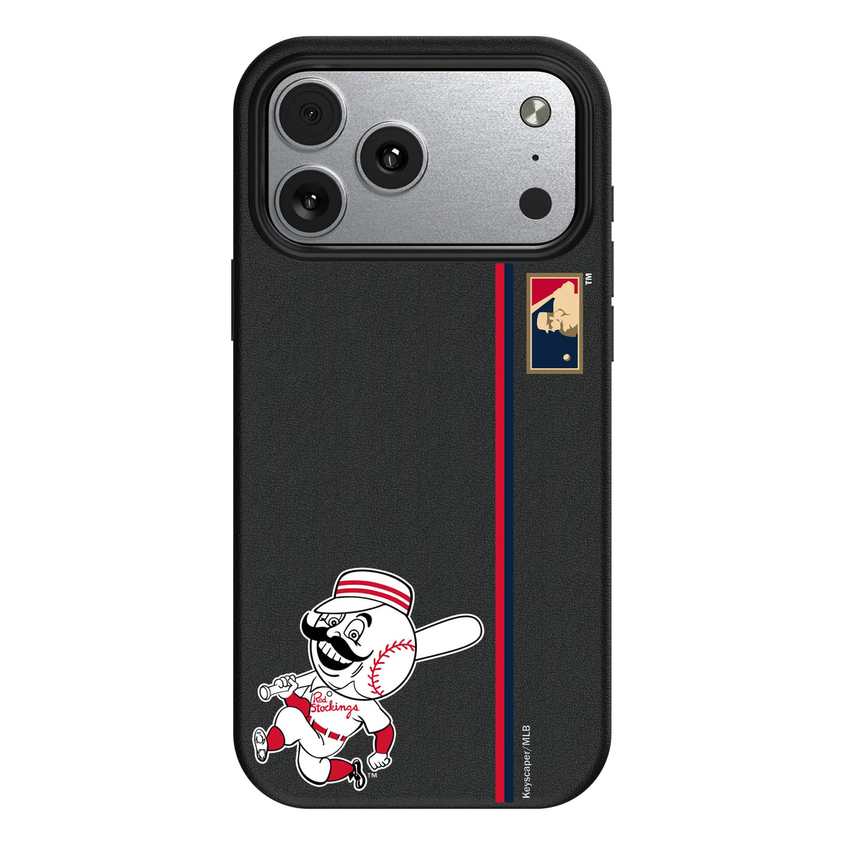 Cincinnati Reds 1953-1967 - Cooperstown Collection Sidebar MagSafe Compatible Phone Case for Apple iPhone