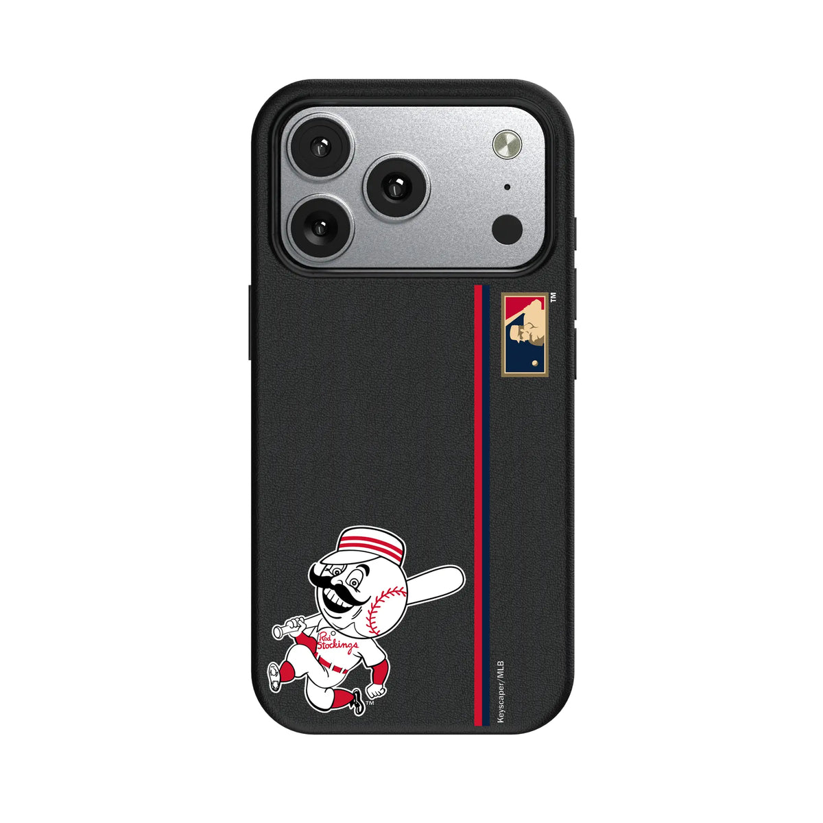 Cincinnati Reds 1953-1967 - Cooperstown Collection Sidebar MagSafe Compatible Phone Case for Apple iPhone
