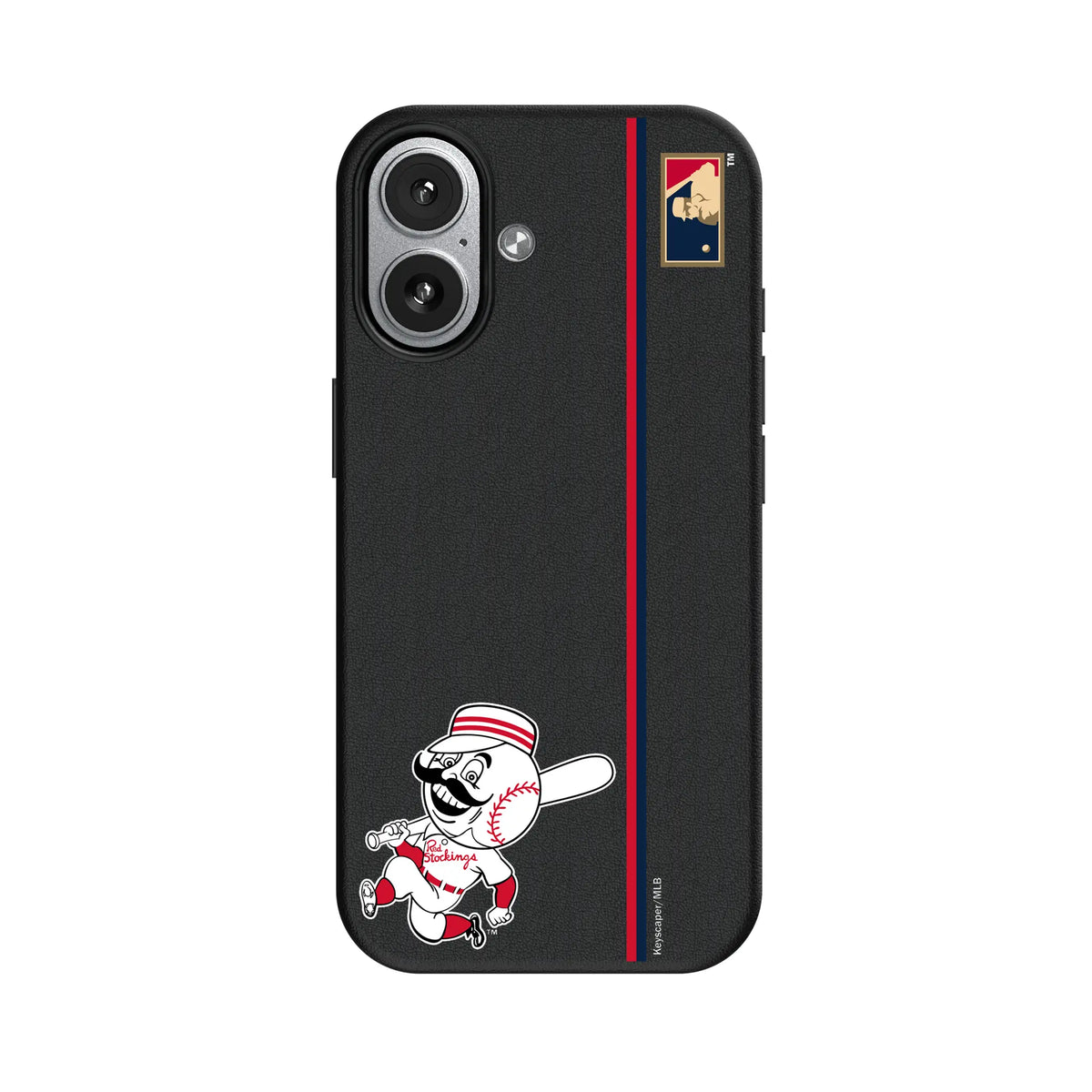 Cincinnati Reds 1953-1967 - Cooperstown Collection Sidebar MagSafe Compatible Phone Case for Apple iPhone
