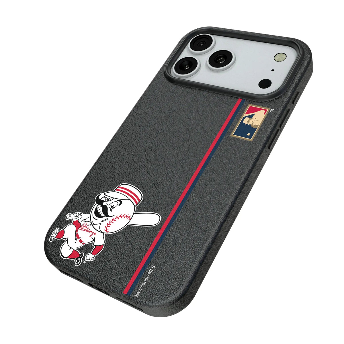 Cincinnati Reds 1953-1967 - Cooperstown Collection Sidebar MagSafe Compatible Phone Case for Apple iPhone
