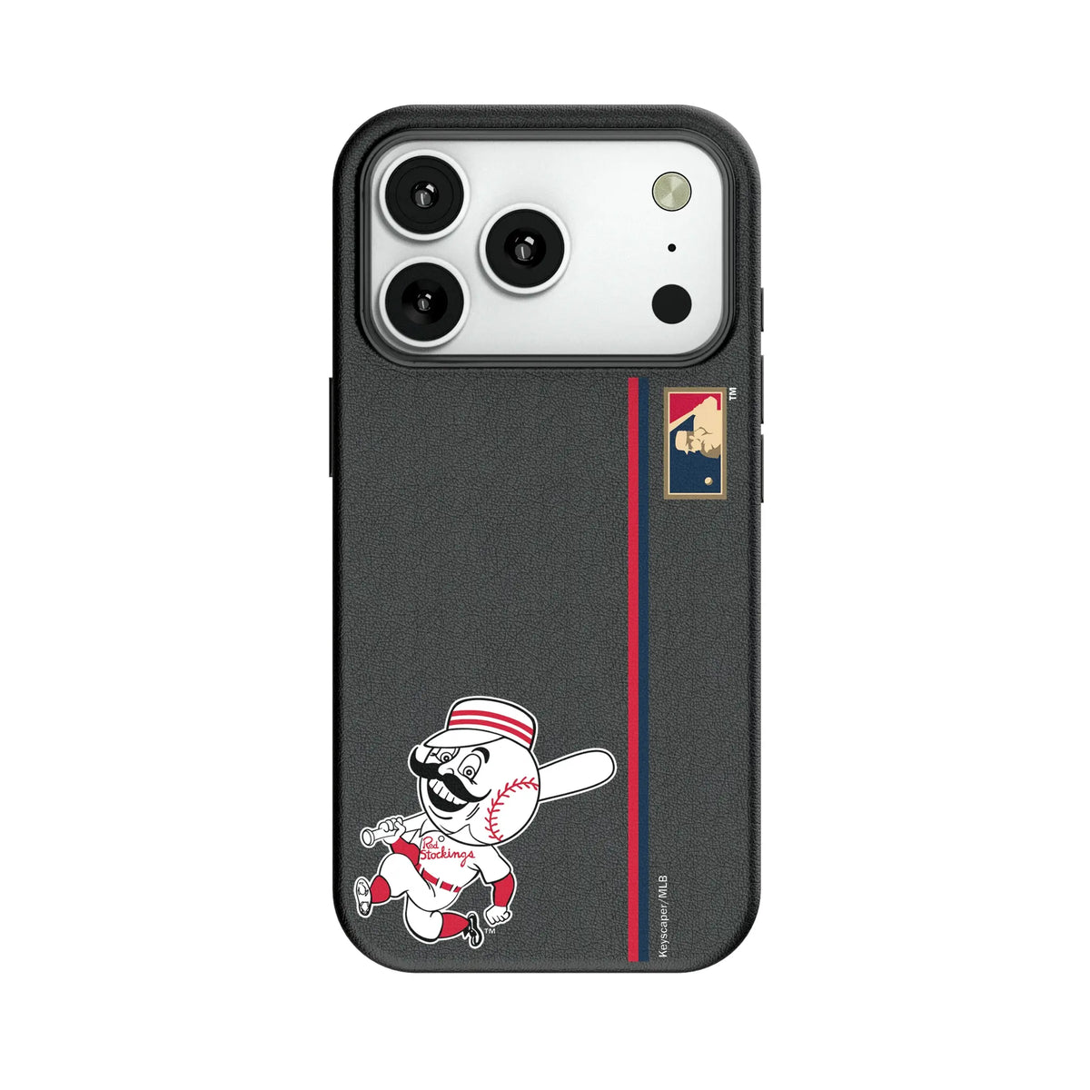 Cincinnati Reds 1953-1967 - Cooperstown Collection Sidebar MagSafe Compatible Phone Case for Apple iPhone