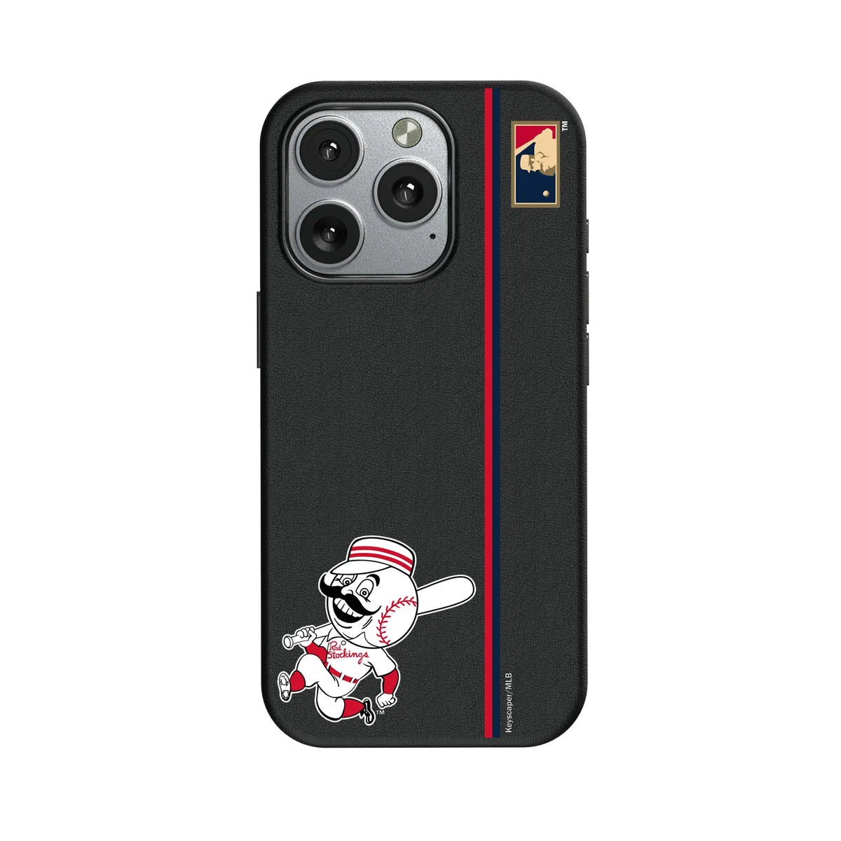 Cincinnati Reds 1953-1967 - Cooperstown Collection Sidebar MagSafe Compatible Phone Case for Apple iPhone