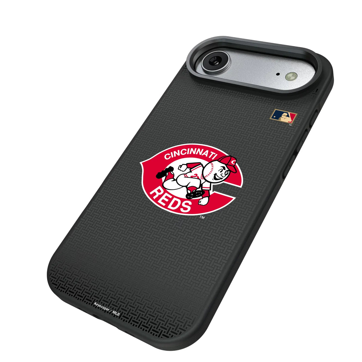 Cincinnati Reds 1974-1992 - Cooperstown Collection Linen Bump Phone Case for Apple iPhone