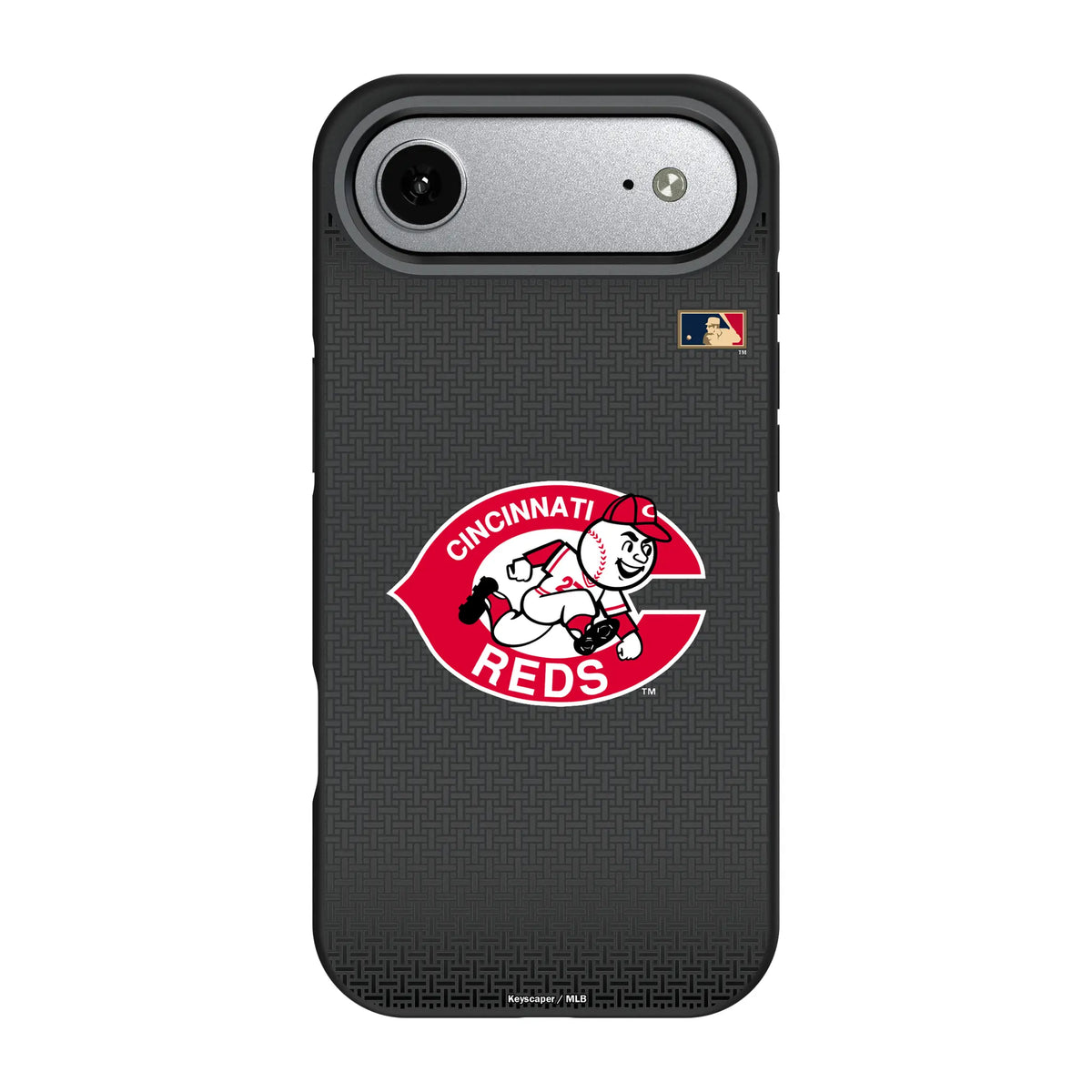 Cincinnati Reds 1974-1992 - Cooperstown Collection Linen Bump Phone Case for Apple iPhone