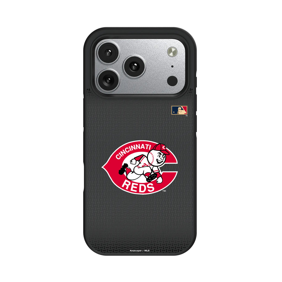Cincinnati Reds 1974-1992 - Cooperstown Collection Linen Bump Phone Case for Apple iPhone