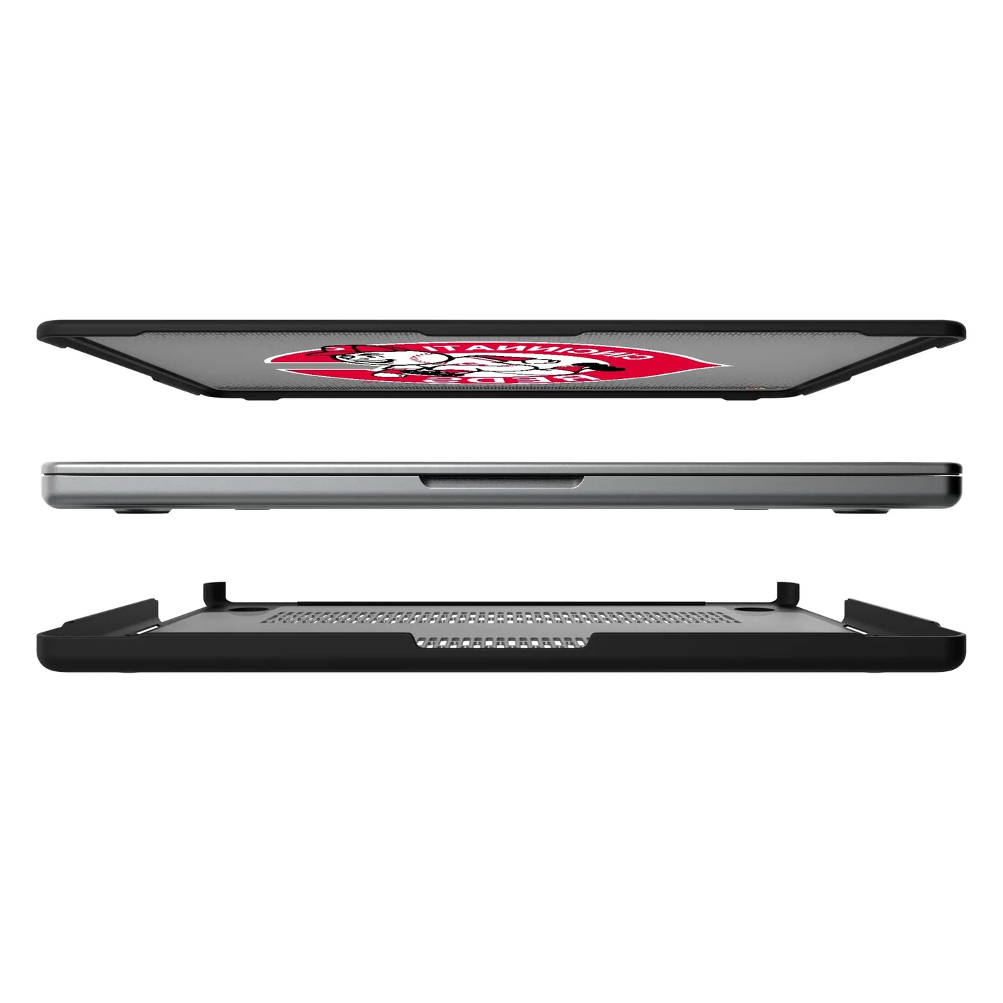 Cincinnati Reds 1974-1992 - Cooperstown Collection Linen Laptop Case for Apple MacBook